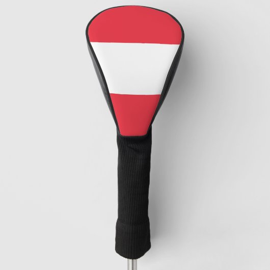 Golf Driver Cover mit Flagge Österreichs Golf Headcover (Vorderseite)