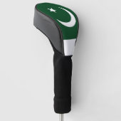 Golf Driver Cover mit Flagge Pakistans Headcover (angewinkelt)