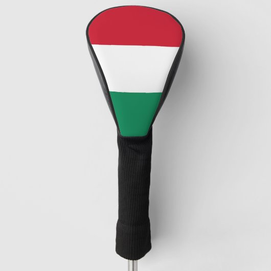 Golf Driver Cover mit Flagge Ungarns Golf Headcover (Vorderseite)