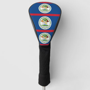 Golf Driver Cover mit Flagge von Belize Headcover