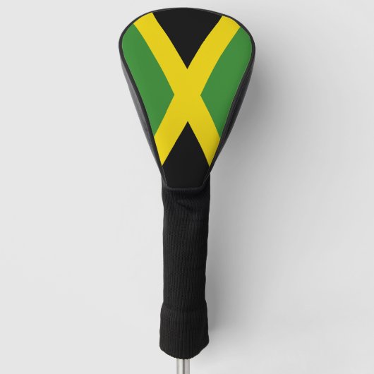 Golf Driver Cover mit Flagge von Jamaika Headcover (Vorderseite)