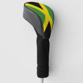 Golf Driver Cover mit Flagge von Jamaika Headcover (angewinkelt)