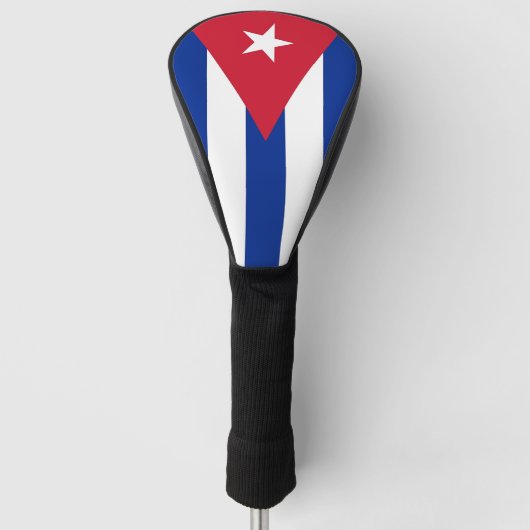 Golf Driver Cover mit Flagge von Kuba Headcover (Vorderseite)