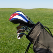 Golf Driver Cover mit Flagge von Kuba Headcover (In SItu)