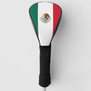Golf Driver Cover mit Flagge von Mexiko Headcover