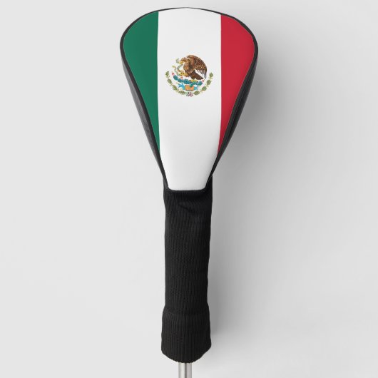 Golf Driver Cover mit Flagge von Mexiko Headcover (Vorderseite)