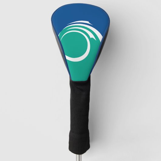 Golf Driver Cover mit Flagge von Ottawa, Kanada Headcover (Vorderseite)