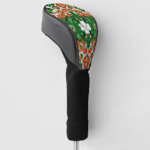 Golf Driver Cover mit Irish Colors Headcover (angewinkelt)