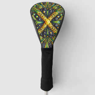 Golf Driver Cover mit jamaikanischen Farben Headcover