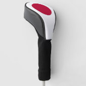 Golf Driver Cover mit japanischer Flagge Headcover (angewinkelt)