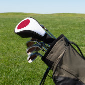 Golf Driver Cover mit japanischer Flagge Headcover (In SItu)