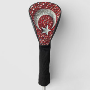 Golf Driver Cover mit türkischen Farben Headcover