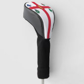 Golf Driver Cover with Flag of Montreal, Canada Headcover (angewinkelt)