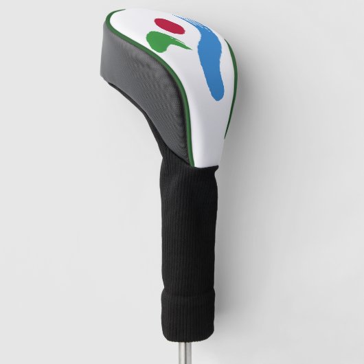 Golf Driver Cover with Flag of Seoul, South Korea Golf Headcover (angewinkelt)