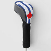 Golf Driver Cover with Flag of Toronto, Canada Headcover (angewinkelt)