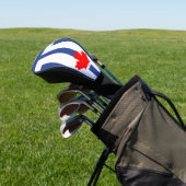 Golf Driver Cover with Flag of Toronto, Canada Headcover (In SItu)