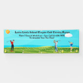 Golf Driving Range Landschaftlich anpassen Banner (Horizontal)