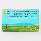 Golf Driving Range Landschaftlich anpassen Banner (Horizontal)