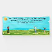 Golf Driving Range Landschaftlich anpassen Banner (Horizontal)