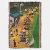 Golf Driving Range von John Falter Decke (Vorderseite Vertikal)