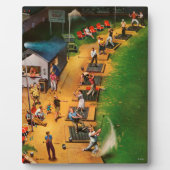 Golf Driving Range von John Falter Fotoplatte (Vorderseite)