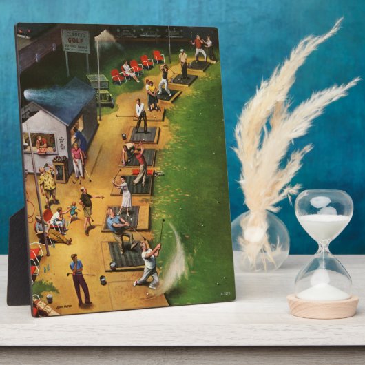 Golf Driving Range von John Falter Fotoplatte (Seite)