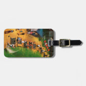 Golf Driving Range von John Falter Gepäckanhänger (Vorderseite horizontal)