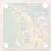 Golf Driving Range von John Falter Glasuntersetzer (Rückseite)