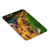 Golf Driving Range von John Falter Magnet (Rechte Seite)