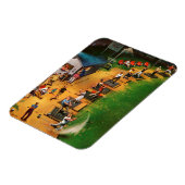 Golf Driving Range von John Falter Magnet (Linke Seite)