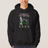 Golf Driving Zuhause für Weihnachten Herren Ugly X Hoodie (Vorderseite)