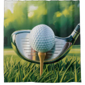Golf-Duschvorhang Duschvorhang (Vorderseite)
