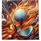 Golf-Duschvorhang Duschvorhang (Vorderseite)