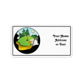 Golf Eagle Adressaufkleber (Vorne)