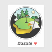 Golf Eagle Sports Aufkleber (Blatt)