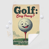 Golf: Easy Peasy? Golfhandtuch (Insitu)