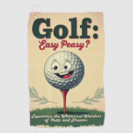 Golf: Easy Peasy? Golfhandtuch