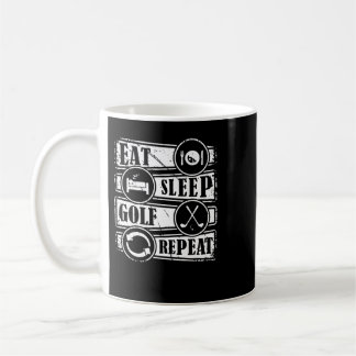 Golf Eat Sleep Golf Repeat 651 golfer Kaffeetasse