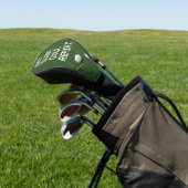 Golf Eat Sleep Golf Wiederholung mit Putter und Ba Golf Headcover (In SItu)
