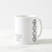 Golf Eat Sleep Repeat Golfer Personalized Kaffeetasse (VorderseiteRechts)