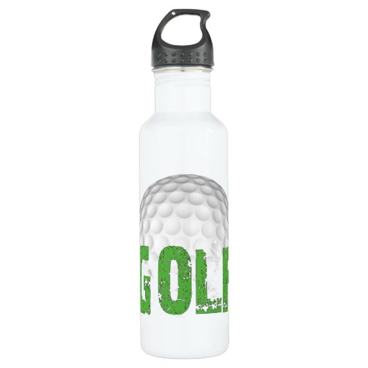 Golf Edelstahlflasche (Vorderseite)