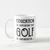 Golf Education Golfer Personalized Kaffeetasse (Links)
