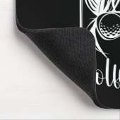 Golf Ehefrau Leben Golfer Ehefrau eines Golfspiele Mousepad (Ecke)