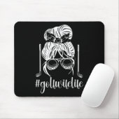 Golf Ehefrau Leben Golfer Ehefrau eines Golfspiele Mousepad (Mit Mouse)