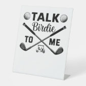 Golf Ehefrau Social Club Sockelschild (Vorderseite)