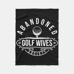 Golf Ehefrauen Gesellschaft Golf Ehefrau eines Gol Fleecedecke