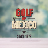 Golf Ehefrauen Social Club Blume Acrylschild (Neutral)