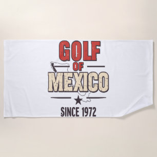 Golf Ehefrauen Social Club Blume Strandtuch