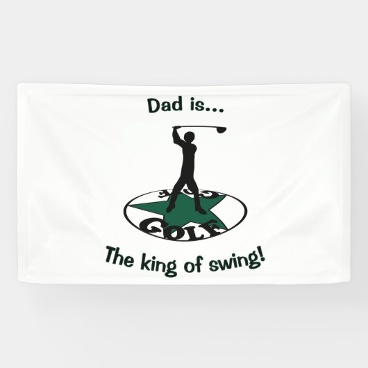 Golf - ein wunderbares Spiel Banner (Horizontal)
