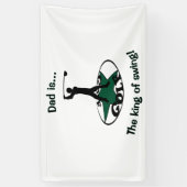 Golf - ein wunderbares Spiel Banner (Vertikal)
